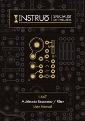 Instruo I-o47 User Manual