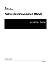 Texas Instruments ADS5240 User Manual