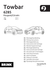 Brink 6285 Fitting Instructions Manual