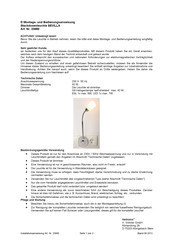 Heitronic SEVILLA Instructions For Assembly And Use