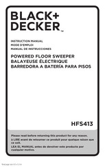Black+Decker HFS413 Instruction Manual
