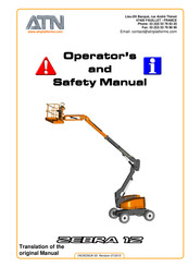 ATN Zebra 12 Operator's And Safety Manual