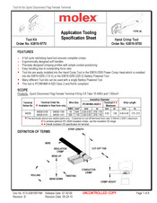molex 207129 Series Specification Sheet