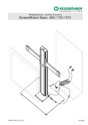 Kesseböhmer ScreenMotion Basic 680 Assembly Instructions Manual