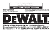 DeWalt DCB407 Instruction Manual