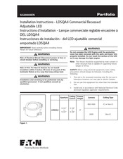 Eaton Portfolio LDSQA4 Installation Instructions Manual