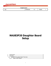 Nuvoton NAU83P20 Manual