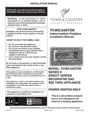 Town & Country Fireplaces D Series Installation Manual