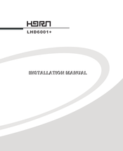 HORN LHD6001+ Installation Manual