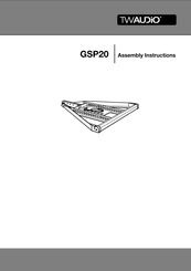 Tw Audio GSP20 Assembly Instruction Manual