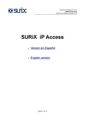 Surix iP Access Manual