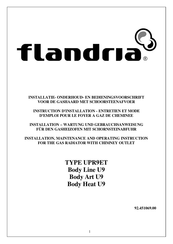 Flandria Body Line U9 Installation, Maintenance And Operating Instruction