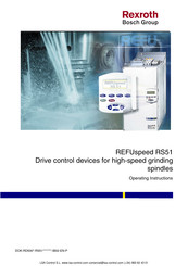 Bosch Rexroth REFUspeed RS51 Operating Instructions Manual