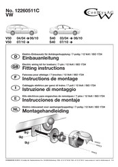 ConWys AG 12260511C Fitting Instructions Manual