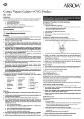 Arrow Central Venous Catheter Manual