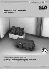 Sew-Eurodrive X Series Assembly And Operating Instructions Manual
