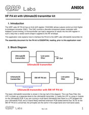 QRP Labs Ultimate3S Manual