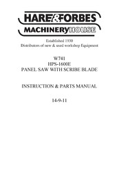 HARVEY HPS1600E Original Instructions Manual