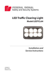 Federal Signal Corporation LEDTCL64 Installation And Service Instructions Manual