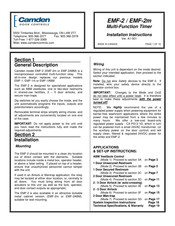 CAMDEN EMF-2 Installation Instructions Manual