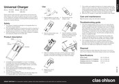 Clas Ohlson UNI-200-UK Instruction Manual