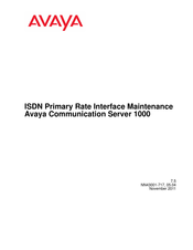 Avaya CS 1000E Maintenance Manual