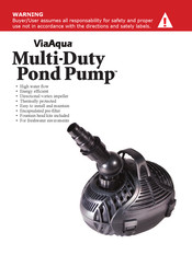 Commodity Axis ViaAqua EF-4000 UVC Instructions Manual