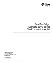 Sun Microsystems Sun StorEdge 3900 Series Site Preparation Manual
