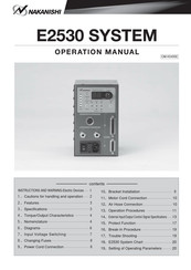 Nakanishi E2530 SYSTEM Operation Manual