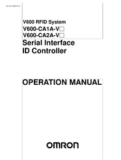 Omron V600-H Series Operation Manual