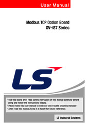 LS Industrial Systems Modbus TCP SV-iS7 Series User Manual