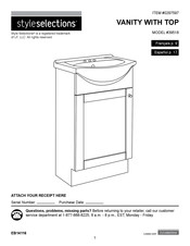 LOWES Style selections 39518 Manual