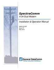 General DataComm 060P027-002 Installation & Operation Manual