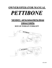 PETTIBONE 8036 Owner's/Operator's Manual