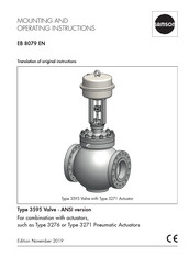 Samson 3595 Mounting And Operating Instructions