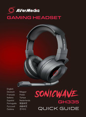 Avermedia SONICWAVE GH335 Quick Manual
