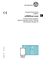 IFM Electronic efector 250 O2D2 Series Programming Manual