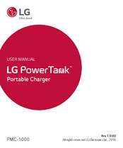 LG PowerTank PMC-1000 User Manual