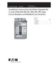 Eaton EOP5T15 Installation Instructions Manual