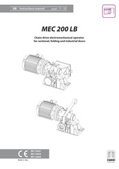 fadini MEC 200 LB Instruction Manual