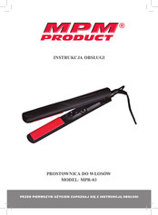 MPM MPR-03 User Manual