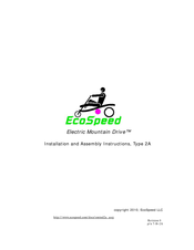 EcoSpeed Electric Mountain Drive Installation And Assembly Instructions