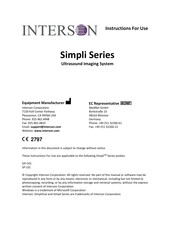 INTERSON Simpli GP-C01 Instructions For Use Manual