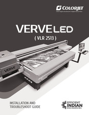 Colorjet VerveLED VLR 2513 Installation And Troubleshoot Manual