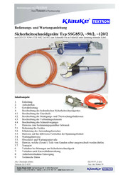 Klauke TEXTRON SSG90/2 Instruction Manual