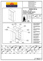 CONFORAMA 895995 Assembling Instructions