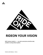 RIDEON Beta User Manual