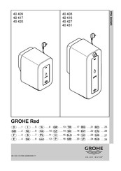 Grohe Red 40 431 Manual