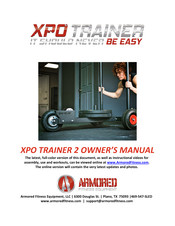 Armored Fitness Equipment XPO TRAINER 2 Owner's Manual
