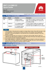 Huawei iBAT 2.0-CIM01C2 Quick Manual